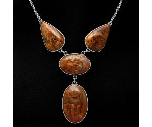 Rare Cady Mountain Agate Necklace SDN2008 N-1013, 20x31 mm