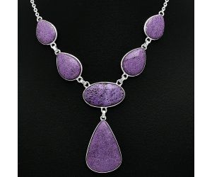 Purpurite Necklace SDN2013 N-1013, 19x29 mm