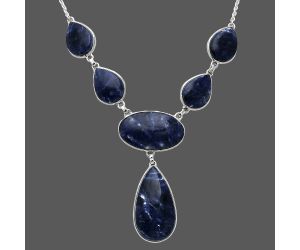 Sodalite Necklace SDN2016 N-1013, 18x33 mm