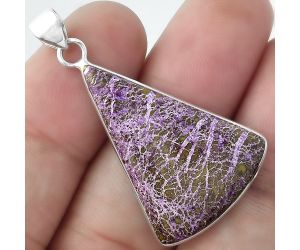 Natural Purpurite - South Africa Pendant SDP100094 P-1001, 22x30 mm