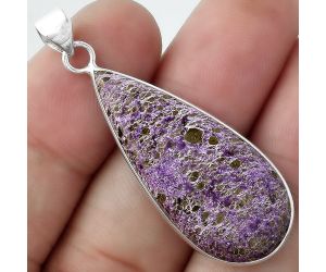 Natural Purpurite - South Africa Pendant SDP100101 P-1001, 15x35 mm