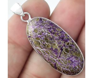 Natural Purpurite - South Africa Pendant SDP100112 P-1001, 15x32 mm