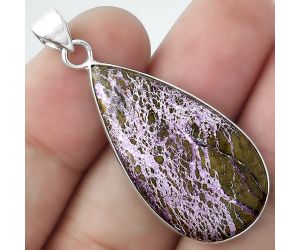 Natural Purpurite - South Africa Pendant SDP100114 P-1001, 17x33 mm