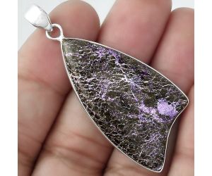 Natural Purpurite - South Africa Pendant SDP100122 P-1001, 21x42 mm