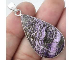 Natural Purpurite - South Africa Pendant SDP100126 P-1001, 20x35 mm