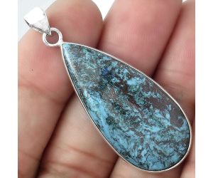 Natural Shattuckite - USA Pendant SDP100156 P-1001, 17x27 mm