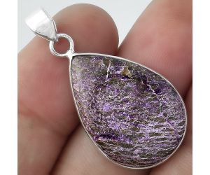 Natural Purpurite - South Africa Pendant SDP100165 P-1001, 18x25 mm