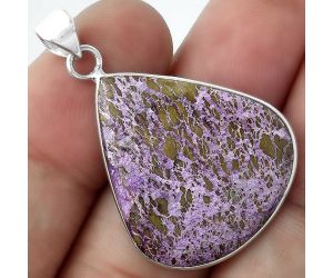 Natural Purpurite - South Africa Pendant SDP100174 P-1001, 24x27 mm