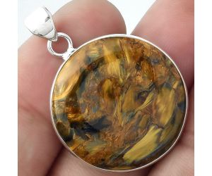 Natural Pietersite - Namibia Pendant SDP100246 P-1001, 24x24 mm