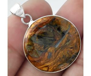 Natural Pietersite - Namibia Pendant SDP100279 P-1001, 23x23 mm