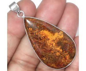 Natural Rare Cady Mountain Agate Pendant SDP100529 P-1001, 23x41 mm