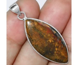 Natural Rare Cady Mountain Agate Pendant SDP101095 P-1053, 15x31 mm