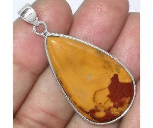 Natural Red Mookaite Pendant SDP101121 P-1053, 20x34 mm