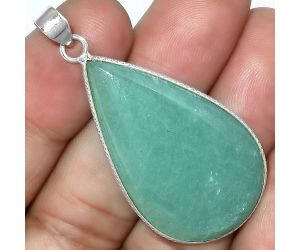 Natural Paraiba Amazonite Pendant SDP101303 P-1053, 22x37 mm