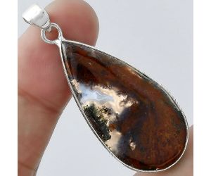 Natural Rare Cady Mountain Agate Pendant SDP101312 P-1053, 18x36 mm