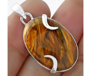 Natural Pietersite - Namibia Pendant SDP101673 P-1560, 17x25 mm