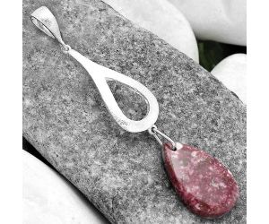 Natural Pink Thulite - Norway Pendant SDP101874 P-1595, 13x21 mm