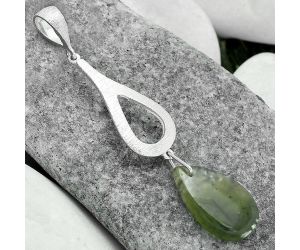 Natural Chrome Chalcedony Pendant SDP101877 P-1595, 12x19 mm