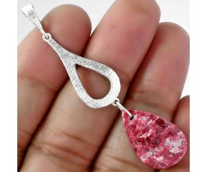 Natural Pink Thulite - Norway Pendant SDP101879 P-1595, 14x21 mm