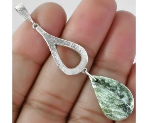 Natural Larsonite Jasper Pendant SDP101899 P-1595, 13x22 mm