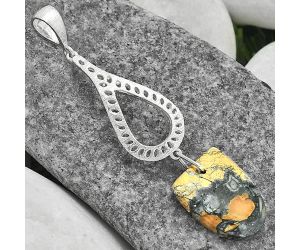 Natural Maligano Jasper - Indonesia Pendant SDP102012 P-1595, 13x19 mm