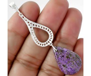 Natural Purpurite - South Africa Pendant SDP102032 P-1595, 16x24 mm