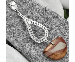 Natural Noreena Jasper Pendant SDP102051 P-1595, 14x19 mm