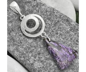 Natural Purpurite - South Africa Pendant SDP102081 P-1595, 16x22 mm