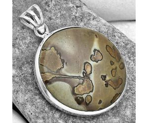 Natural Coffee Bean Jasper Pendant SDP102193 P-1002, 27x27 mm