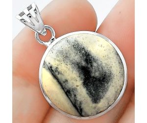 Natural Porcelain Jasper Pendant SDP102318 P-1002, 20x20 mm