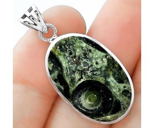 Natural Star Galaxy Jasper Pendant SDP102323 P-1002, 16x26 mm