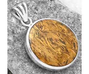 Natural Coquina Fossil Jasper - India Pendant SDP102343 P-1002, 21x21 mm