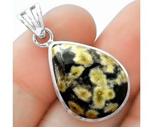 Natural Ocean Jasper - Madagascar Pendant SDP102369 P-1002, 15x21 mm