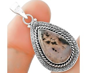 Natural Amethyst Sage Agate - Nevada Pendant SDP102544 P-1181, 11x18 mm