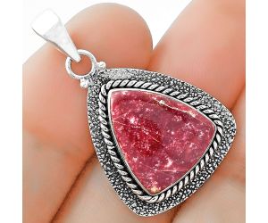 Natural Pink Thulite - Norway Pendant SDP102564 P-1181, 14x16 mm