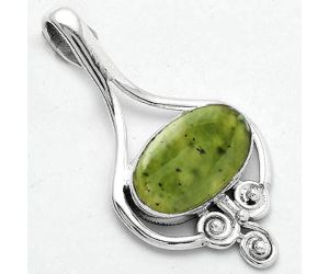 Natural Chrome Chalcedony Pendant SDP102910 P-1473, 10x18 mm