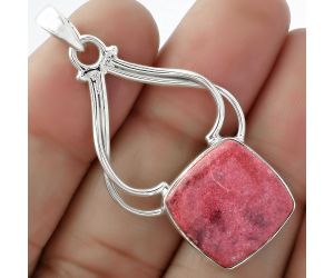 Natural Pink Thulite - Norway Pendant SDP102987 P-1253, 16x16 mm