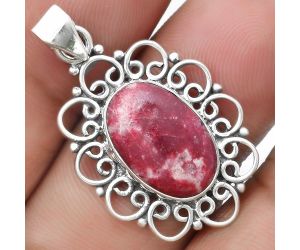 Natural Pink Thulite - Norway Pendant SDP103348 P-1699, 10x16 mm