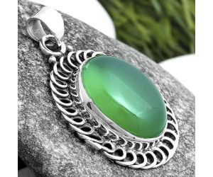 Natural Green Onyx Pendant SDP103436 P-1476, 13x18 mm