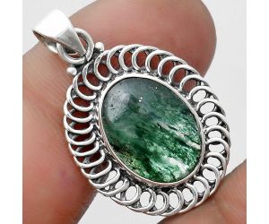 Natural Green Aventurine Pendant SDP103446 P-1476, 11x15 mm