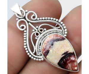 Natural Indian Blanket Jasper Pendant SDP103559 P-1541, 14x21 mm