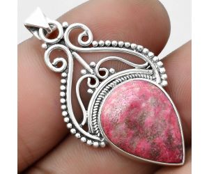 Natural Pink Thulite - Norway Pendant SDP103595 P-1541, 14x19 mm