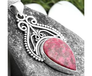 Natural Pink Thulite - Norway Pendant SDP103595 P-1541, 14x19 mm