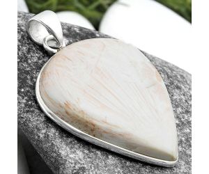 Natural Orange Scolecite - India Pendant SDP103604 P-1001, 24x30 mm