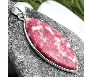 Natural Pink Thulite - Norway Pendant SDP103613 P-1001, 17x37 mm