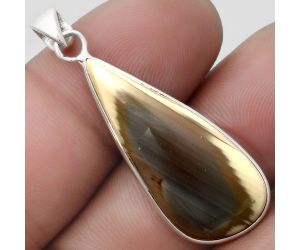 Natural Imperial Jasper - Mexico Pendant SDP103666 P-1001, 14x32 mm