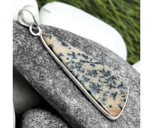 Natural Russian Honey Dendrite Opal Pendant SDP103767 P-1001, 18x38 mm