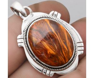 Natural Pietersite - Namibia Pendant SDP104557 P-1463, 17x21 mm