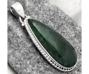 Natural Green Aventurine Pendant SDP104647 P-1056, 14x33 mm