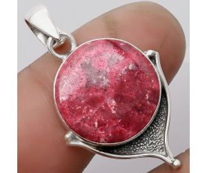 Natural Pink Thulite - Norway Pendant SDP104787 P-1393, 18x18 mm